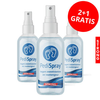 PediSpray® Strong - Voetspray tegen zweetvoeten 2+1 Gratis
